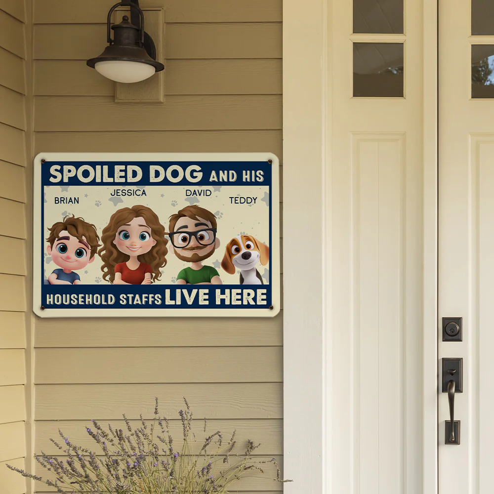 Live Here - Personalized Custom Metal Sign - Image 5