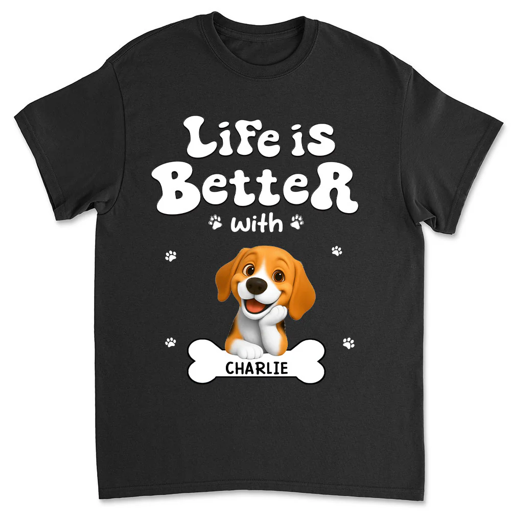 Living The Best Life - Personalized Custom Unisex T-shirt