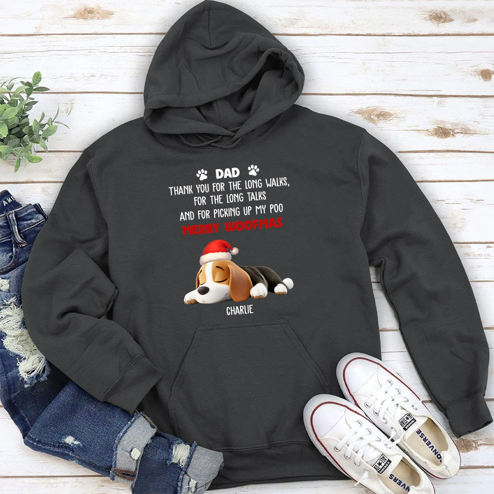 Long Walks Long Talks Dark Ver - Personalized Custom Hoodie - Image 3