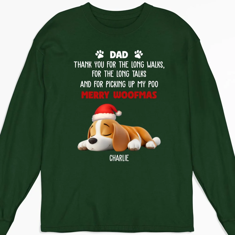 Long Walks Long Talks Dark Ver - Personalized Custom Long Sleeve - Image 6