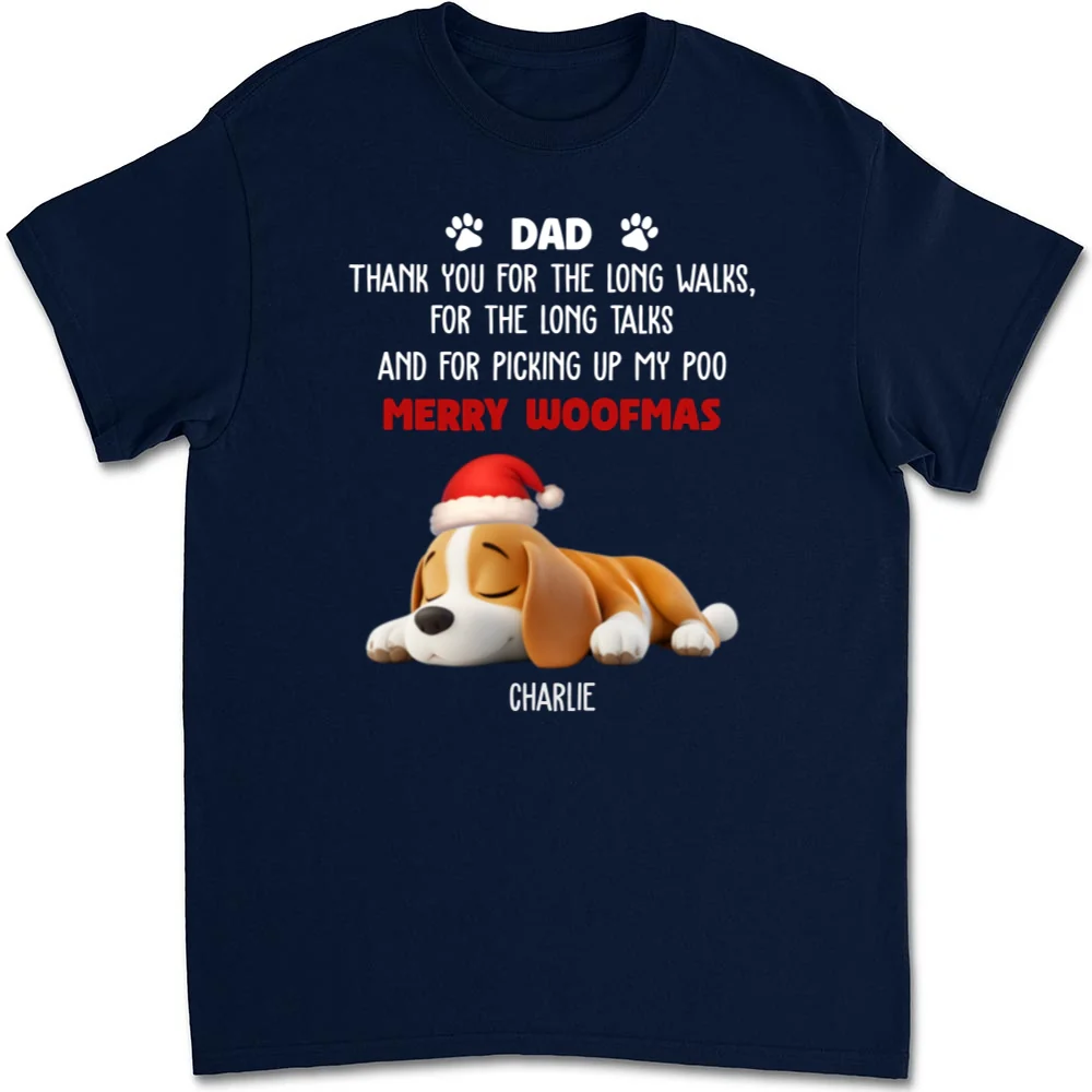 Long Walks Long Talks Dark Ver - Personalized Custom Unisex T-shirt - Image 6