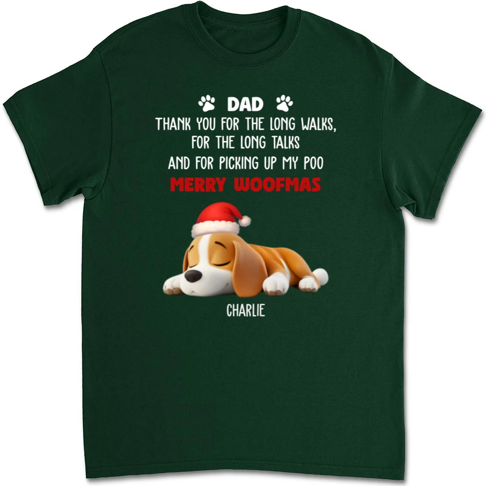 Long Walks Long Talks Dark Ver - Personalized Custom Unisex T-shirt - Image 7