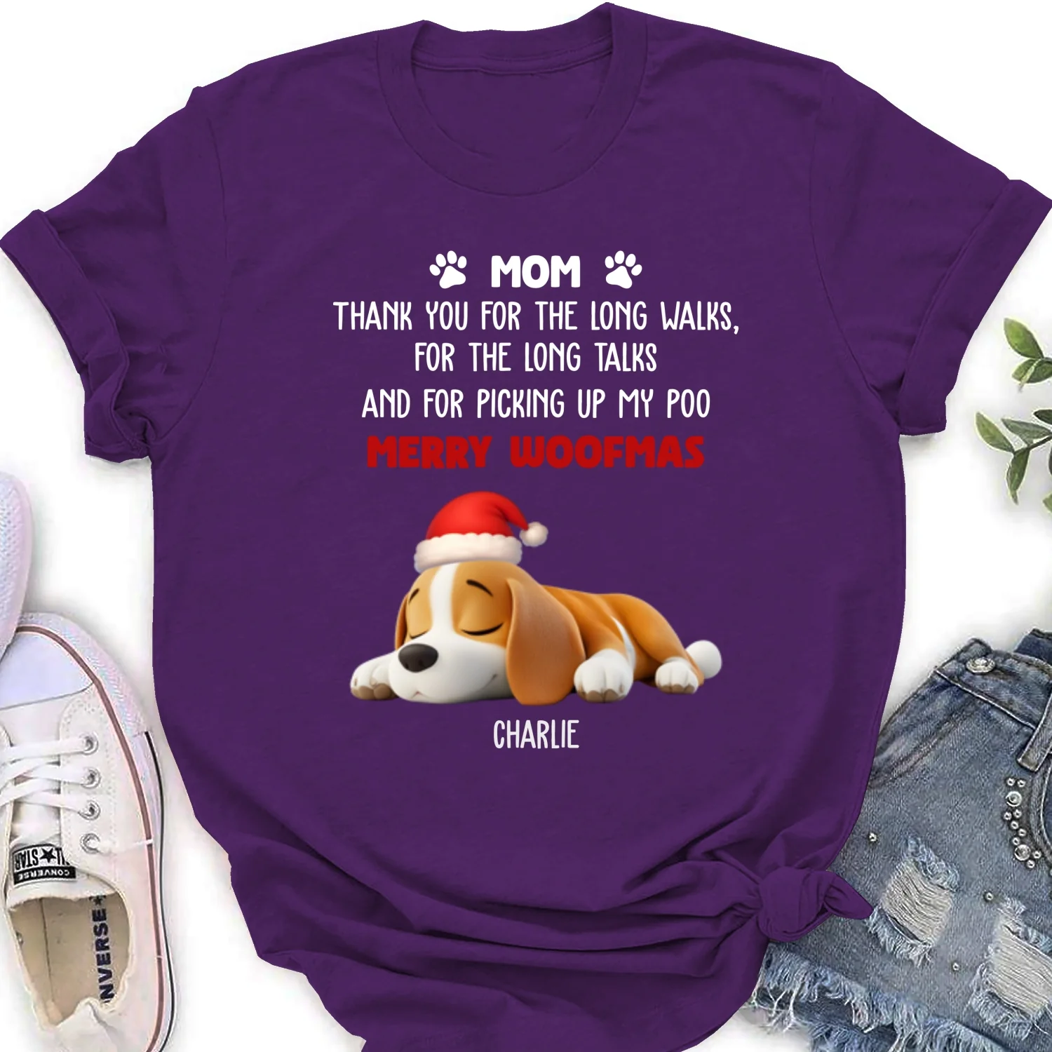 Long Walks Long Talks Dark Ver - Personalized Custom Women's T-Shirt - Image 10