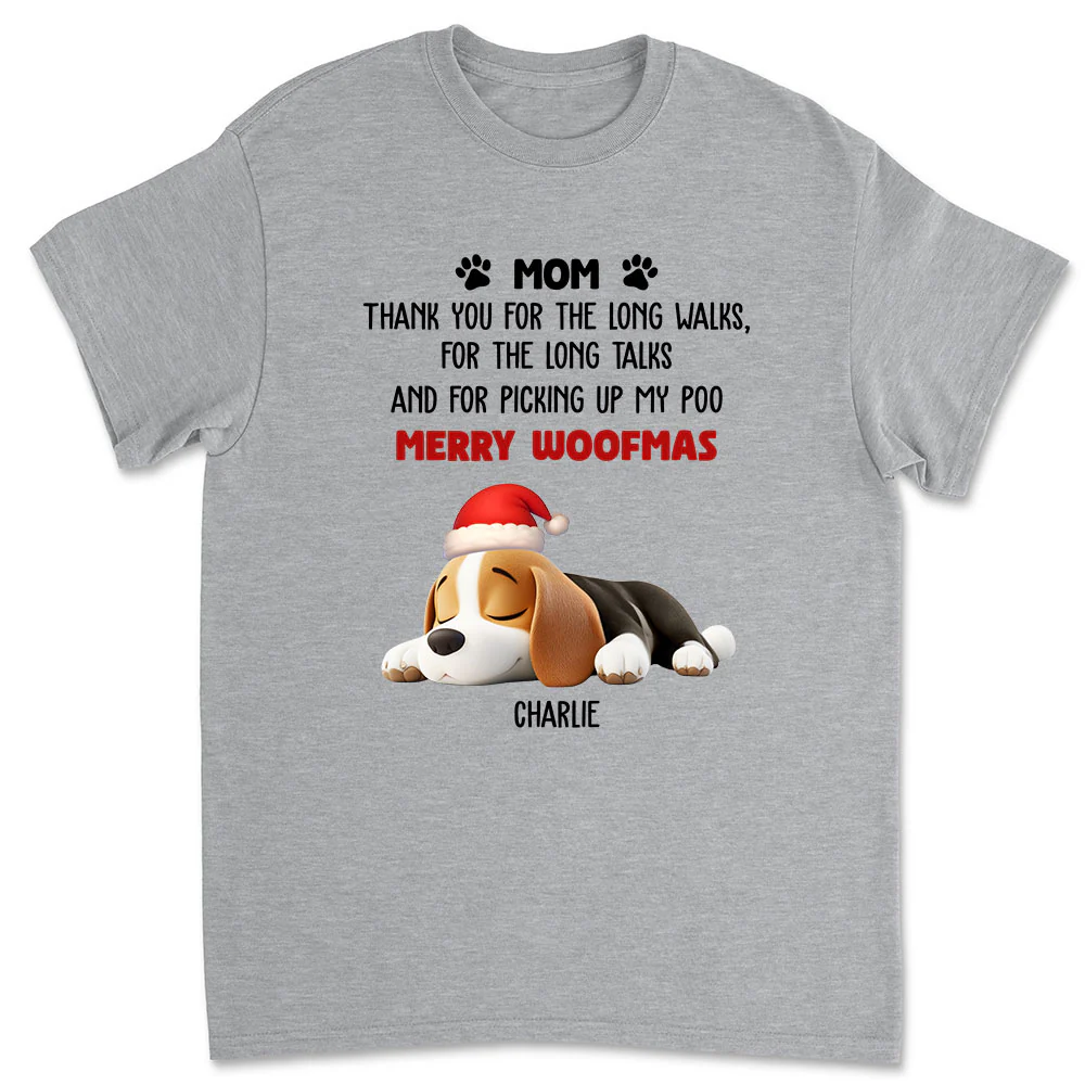 Long Walks Long Talks - Personalized Custom Unisex T-shirt - Image 4