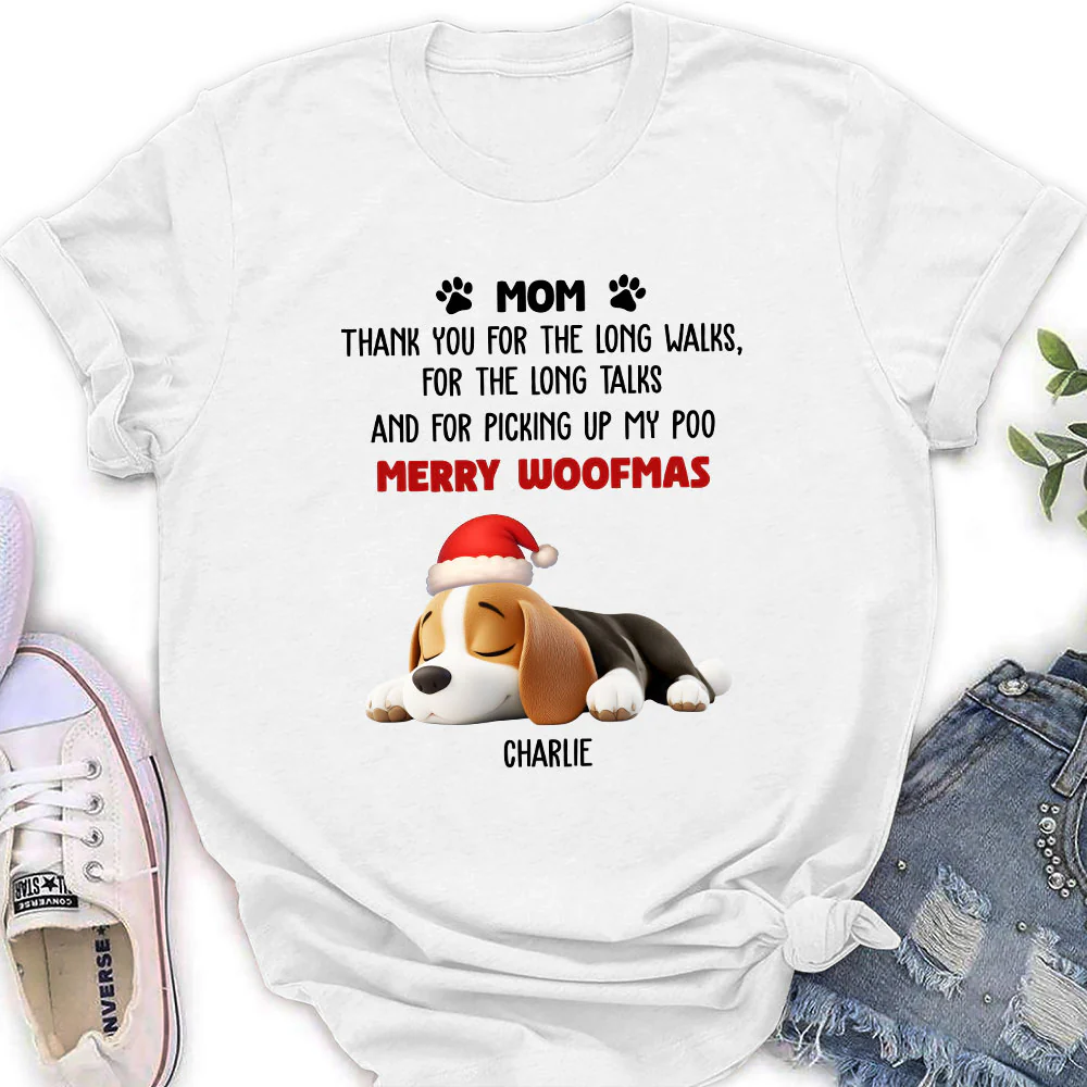 Long Walks Long Talks - Personalized Custom Women's T-Shirt
