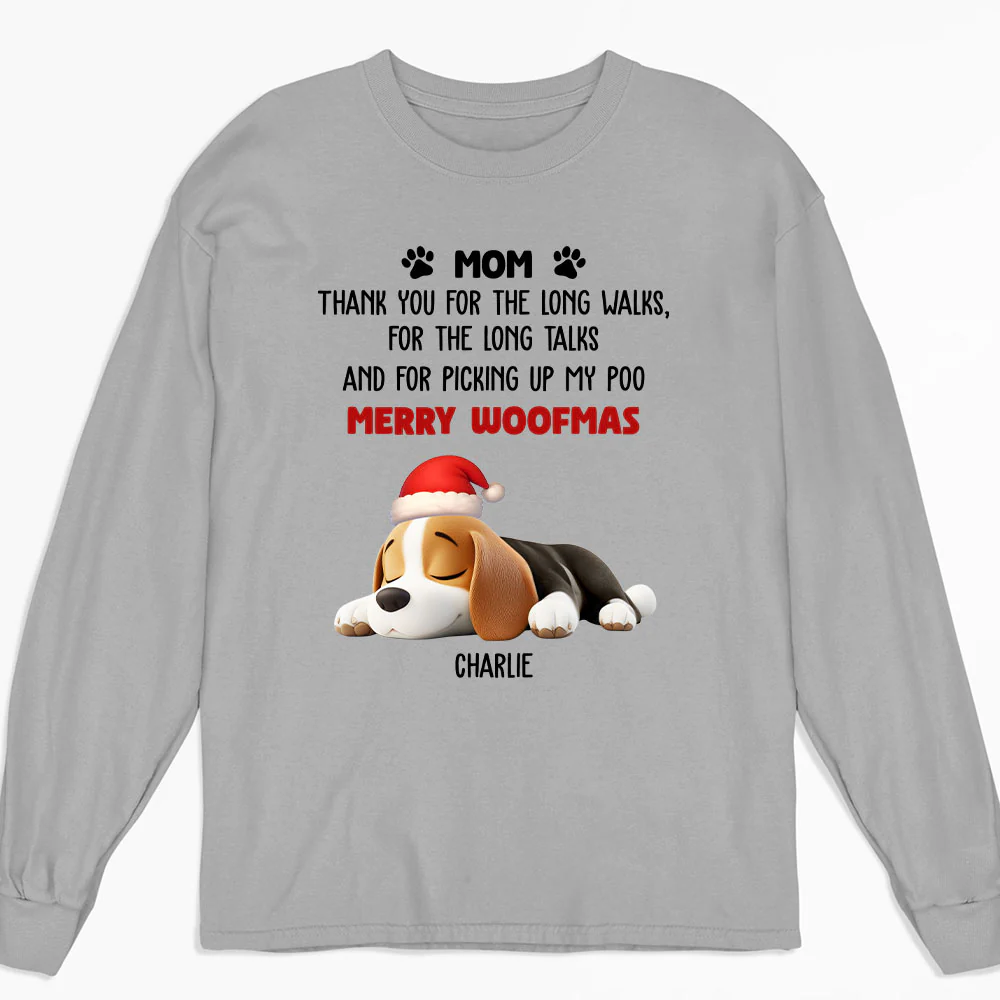 Long Walks Long Talks - Personalized Custom Long Sleeve
