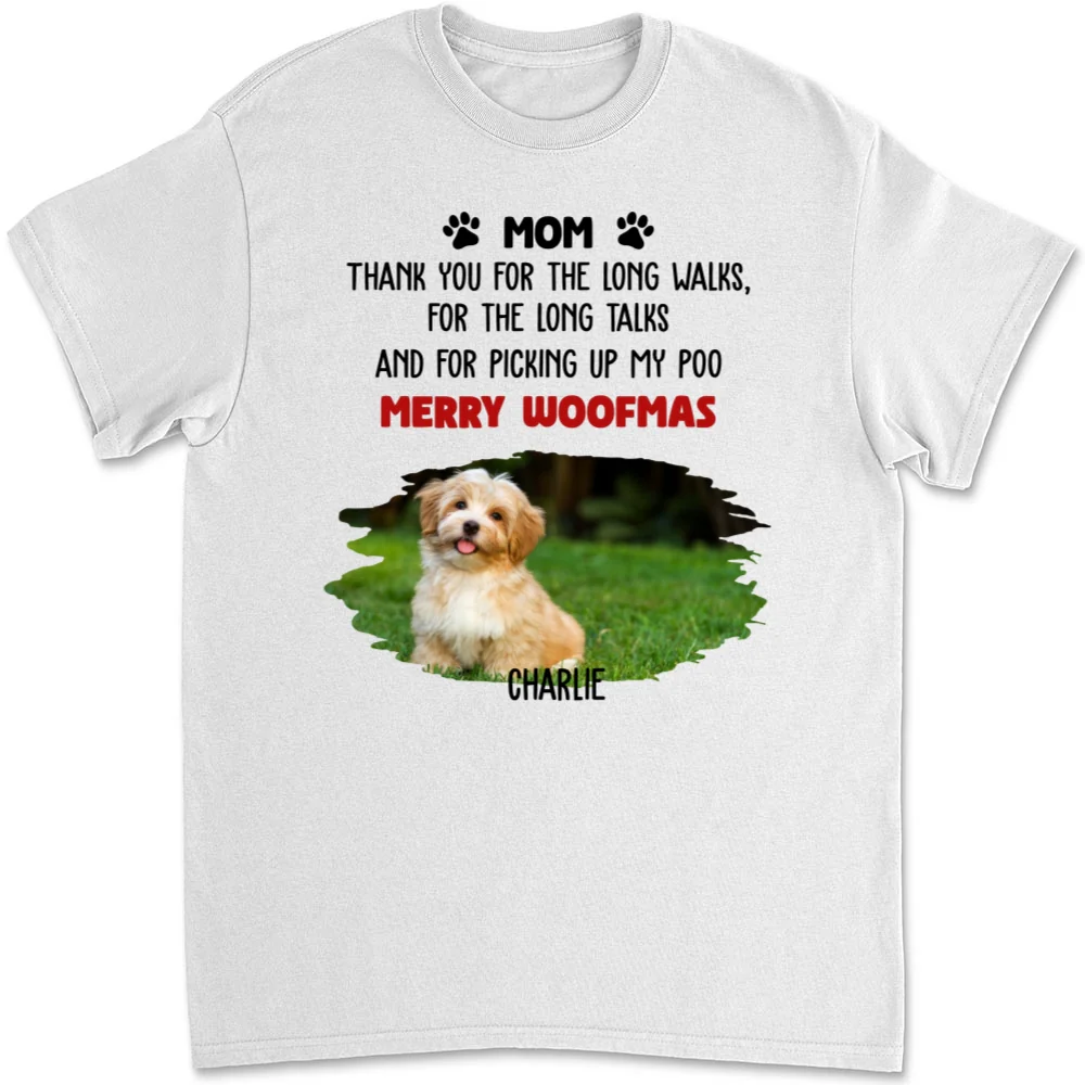 Long Walks Long Talks Photo - Personalized Custom Unisex T-shirt - Image 6