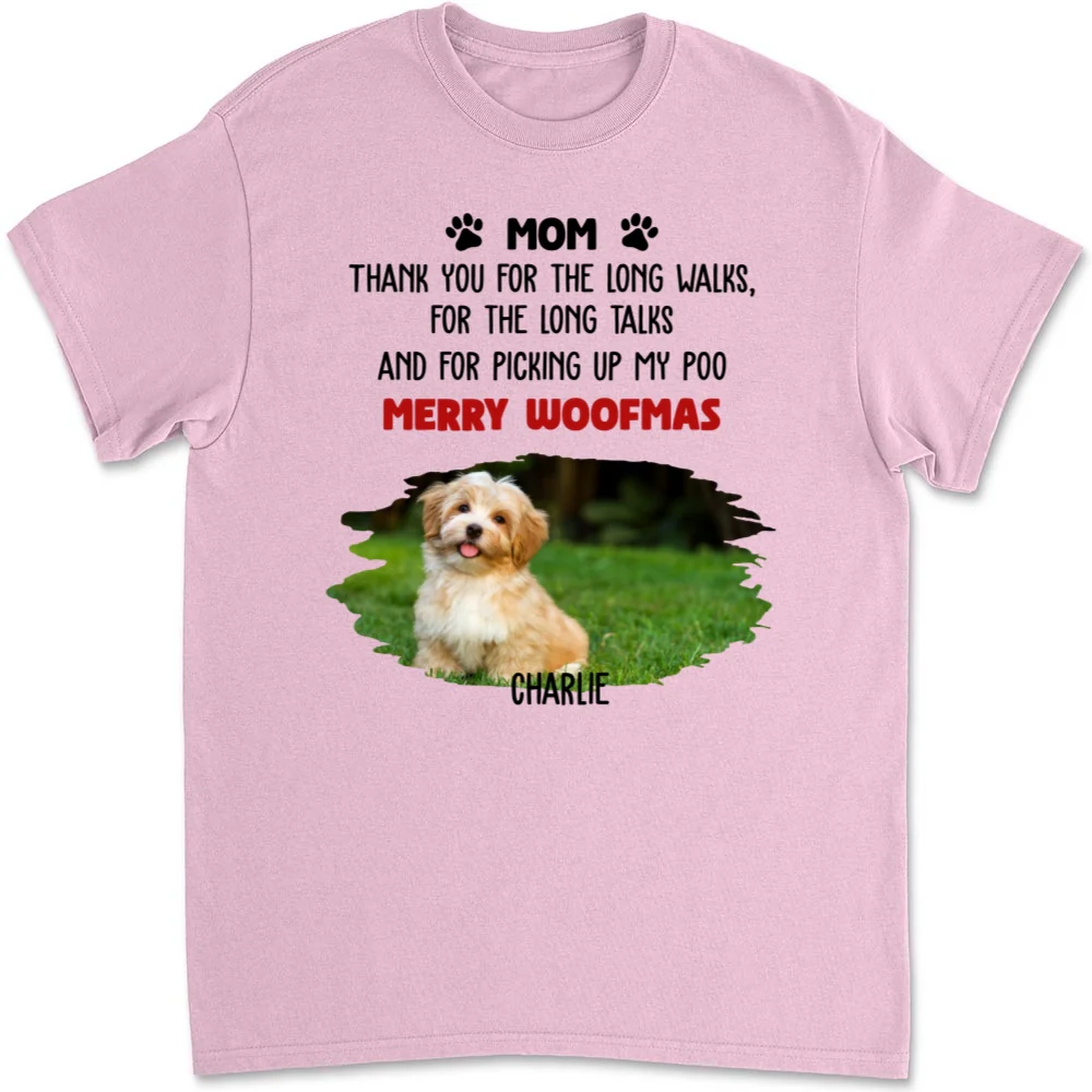 Long Walks Long Talks Photo - Personalized Custom Unisex T-shirt - Image 7