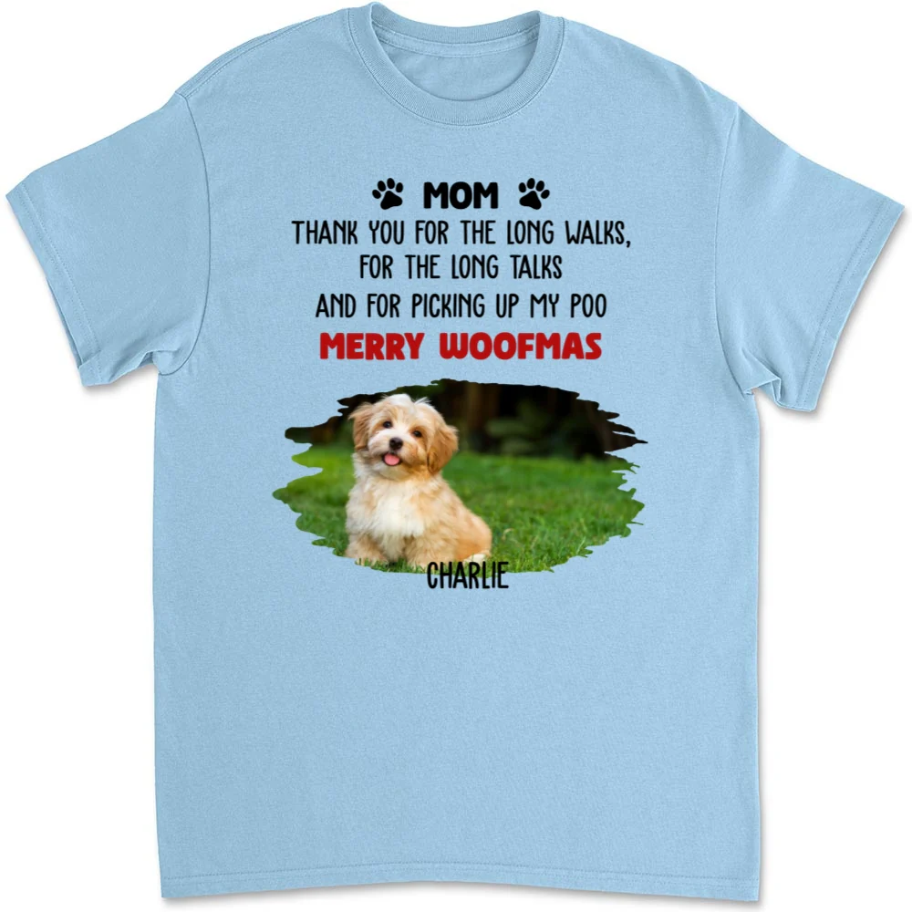 Long Walks Long Talks Photo - Personalized Custom Unisex T-shirt - Image 8