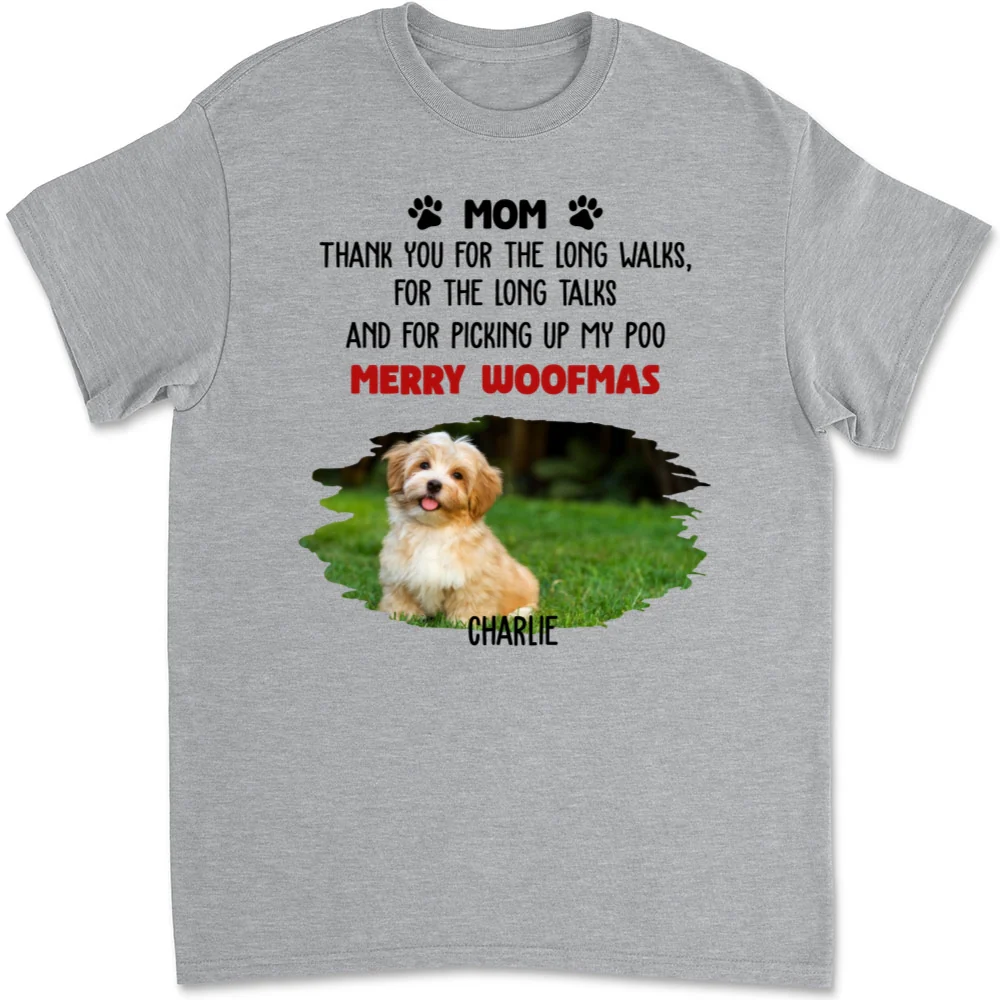 Long Walks Long Talks Photo - Personalized Custom Unisex T-shirt - Image 9