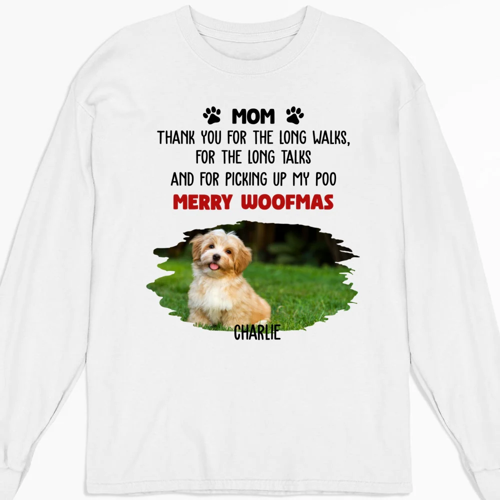 Long Walks Long Talks Photo - Personalized Custom Long Sleeve - Image 5