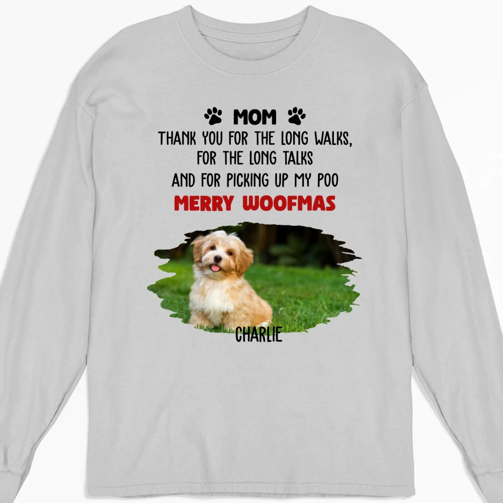Long Walks Long Talks Photo - Personalized Custom Long Sleeve - Image 6