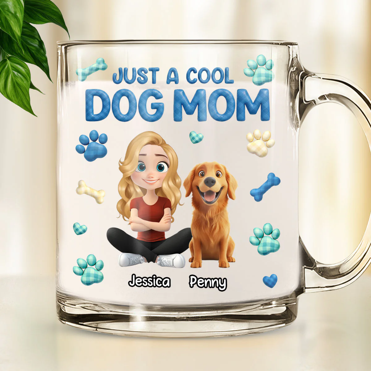 Look At Us - Personalized Custom 3D Effect Glass Mug