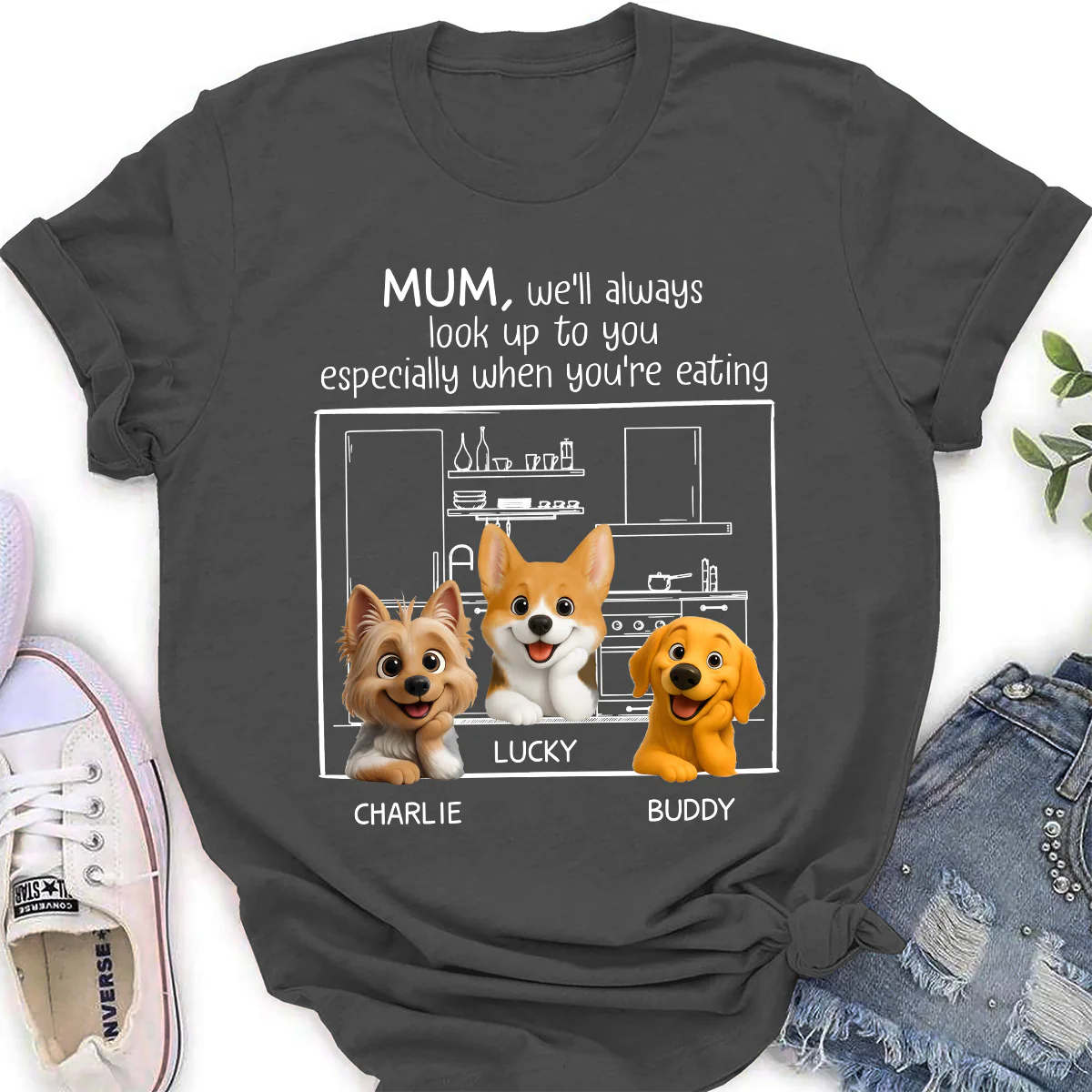 Look Up To You Ever Since - Personalized Custom 3D Effect Women's T-Shirt - Image 2