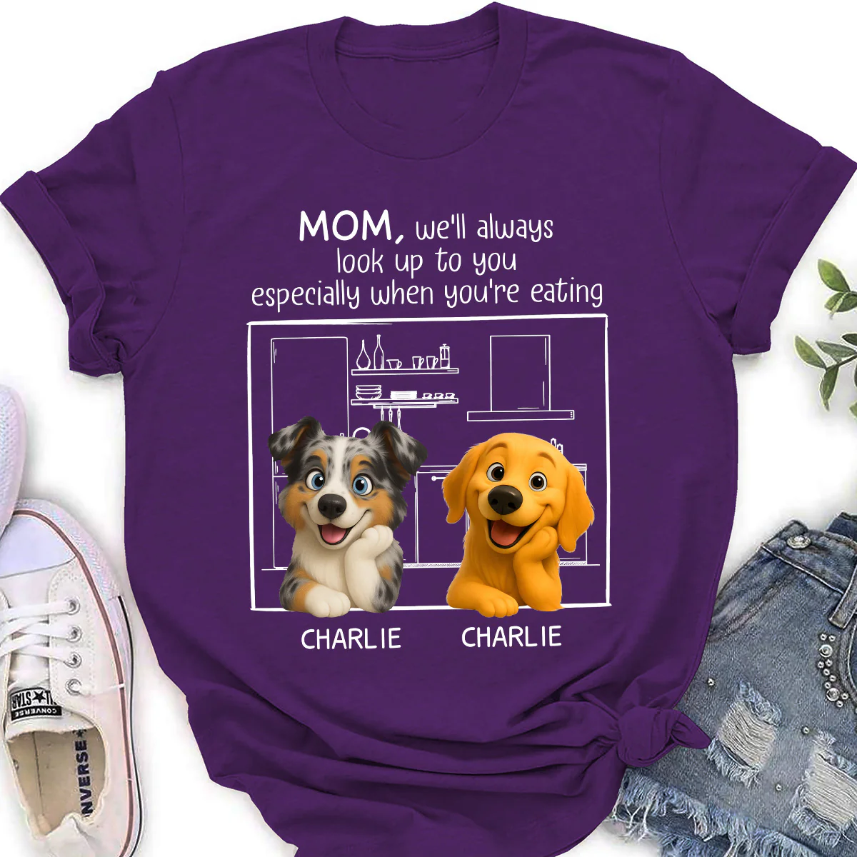 Look Up To You Ever Since - Personalized Custom 3D Effect Women's T-Shirt - Image 3