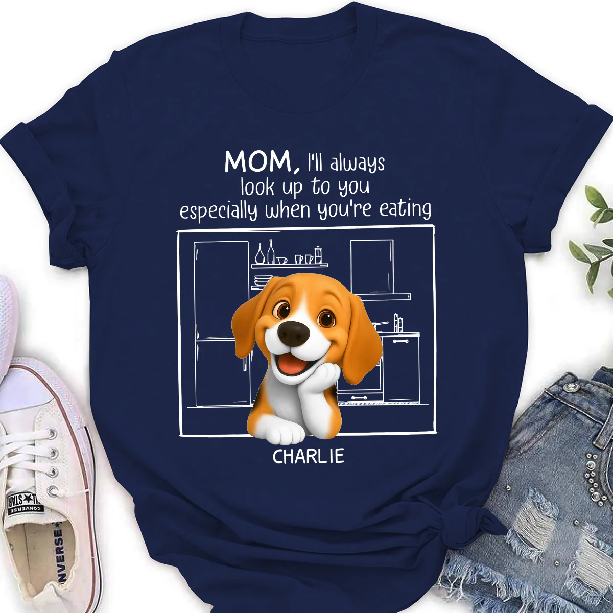 Look Up To You Ever Since - Personalized Custom 3D Effect Women's T-Shirt - Image 5
