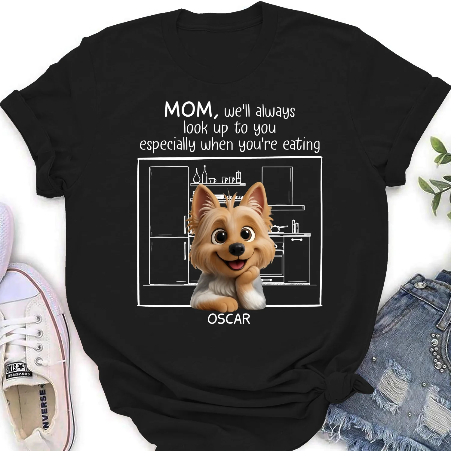 Look Up To You Ever Since - Personalized Custom 3D Effect Women's T-Shirt - Image 6