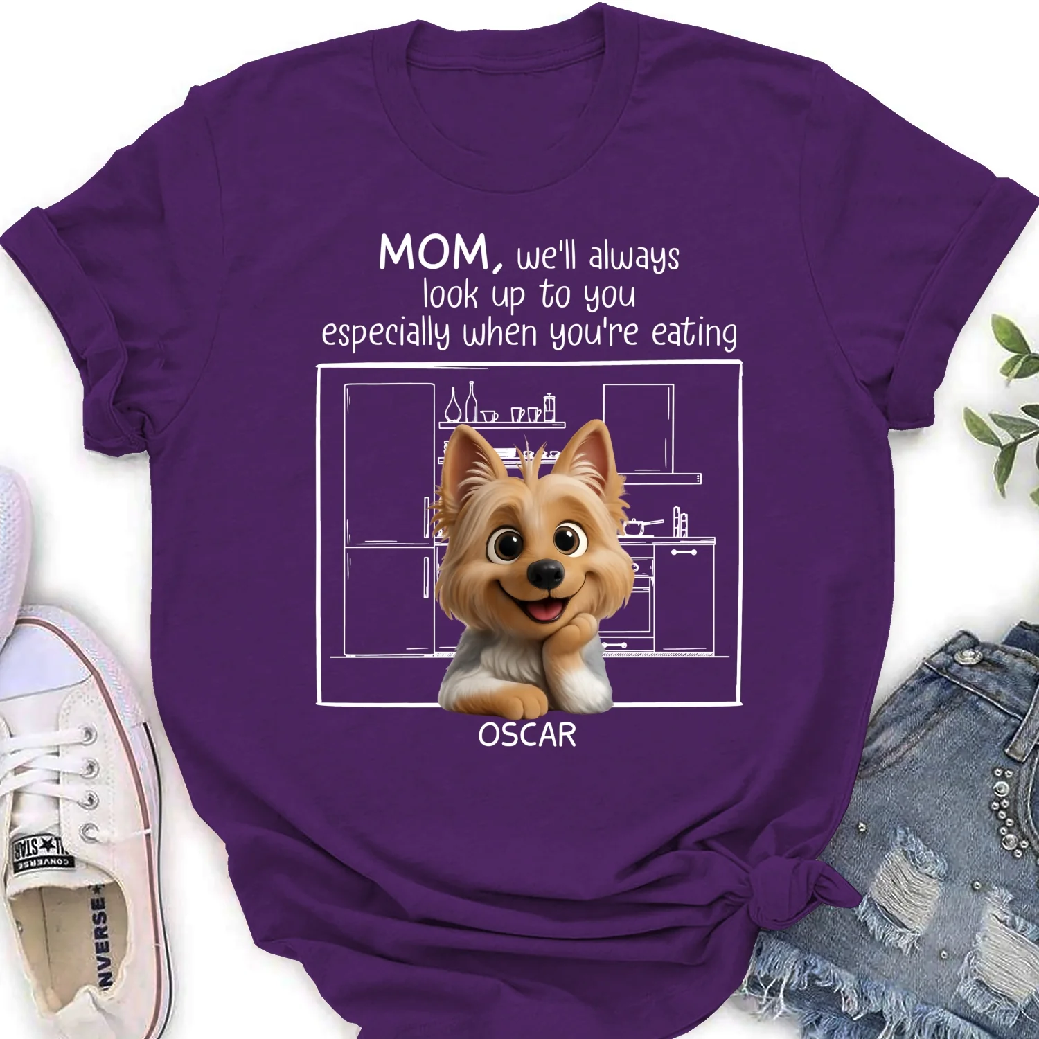 Look Up To You Ever Since - Personalized Custom 3D Effect Women's T-Shirt - Image 7