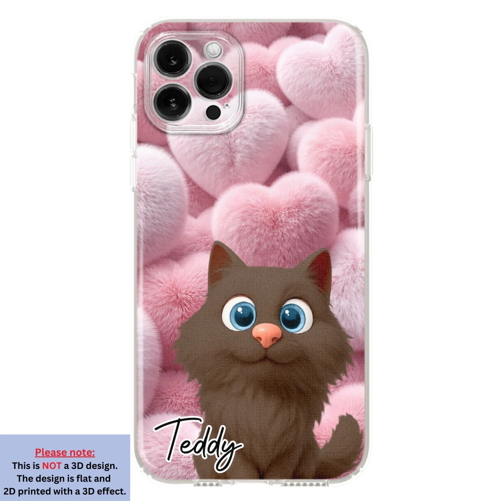 Love My Fur Babies Cats - Personalized Custom 3D Effect Phone Case - Image 12
