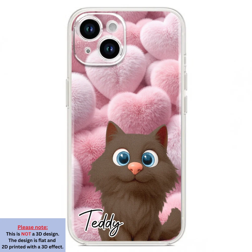 Love My Fur Babies Cats - Personalized Custom 3D Effect Phone Case - Image 17