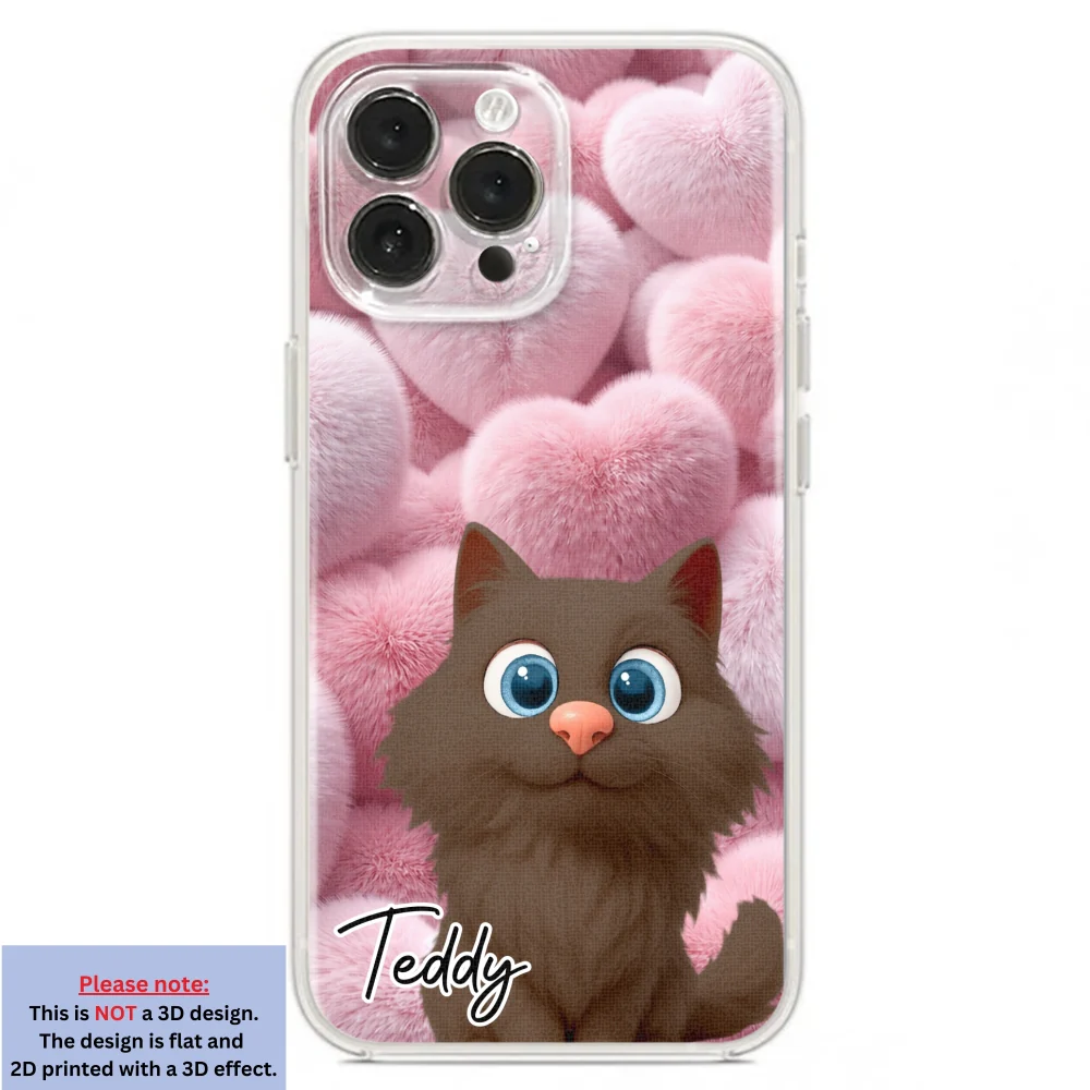 Love My Fur Babies Cats - Personalized Custom 3D Effect Phone Case - Image 19