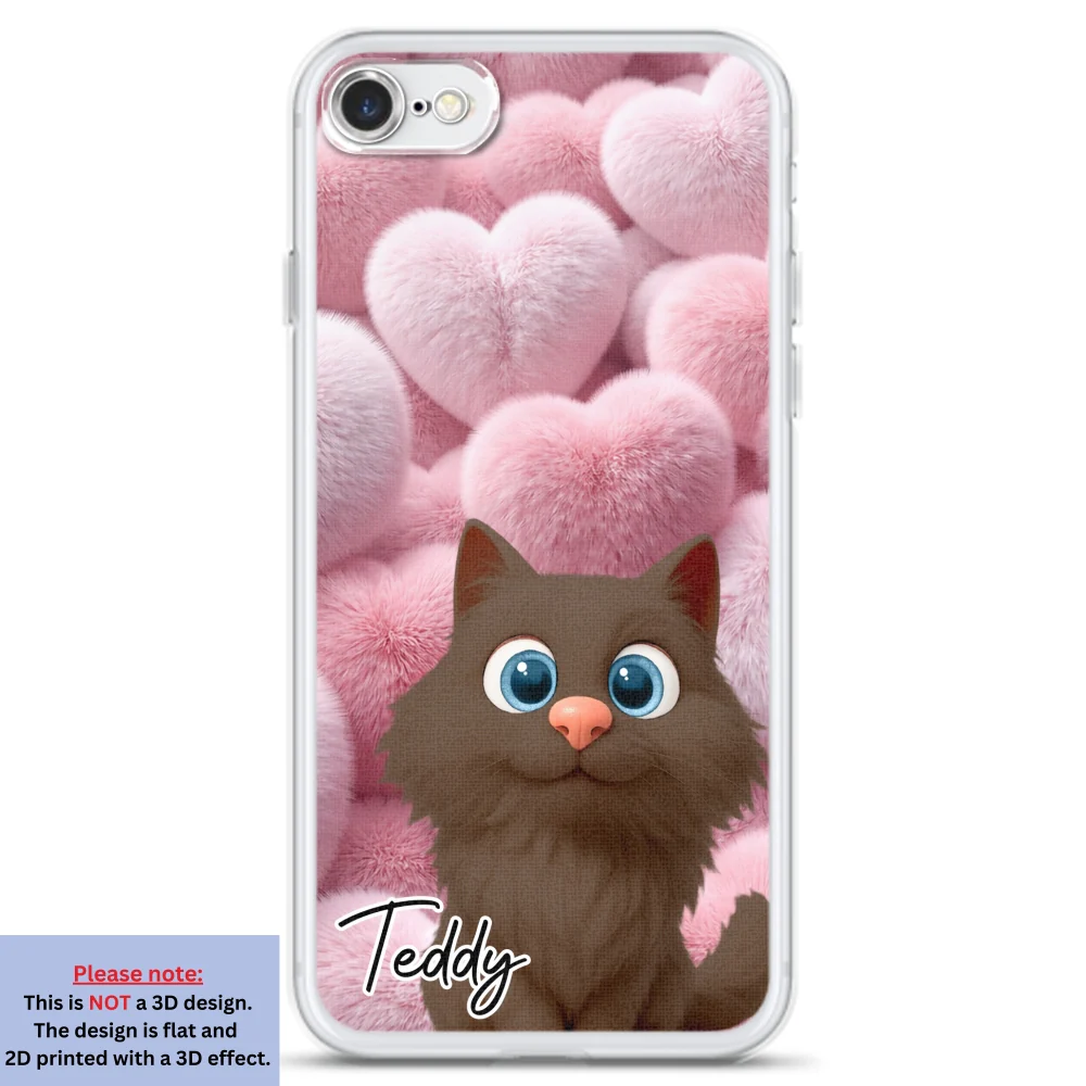 Love My Fur Babies Cats - Personalized Custom 3D Effect Phone Case - Image 5