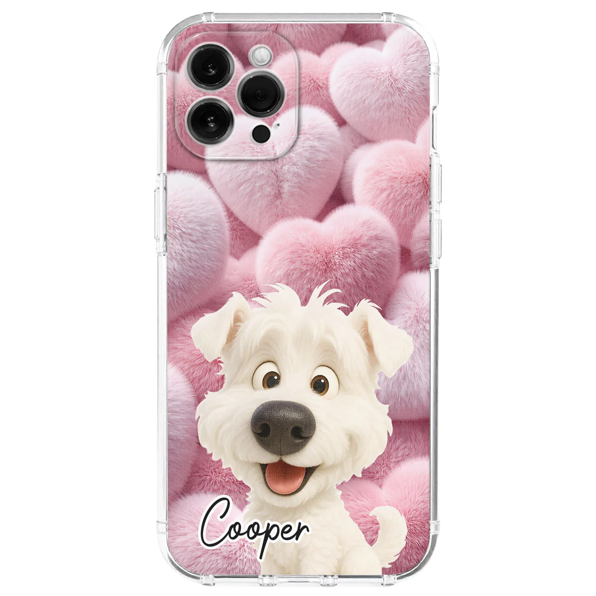 Love My Fur Babies - Personalized Custom 3D Effect Phone Case