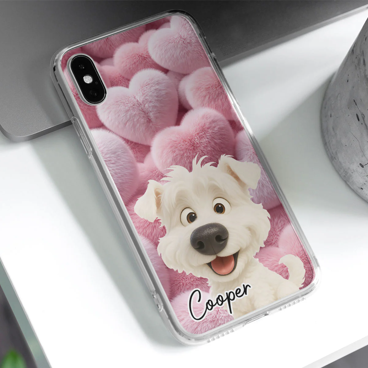 Love My Fur Babies - Personalized Custom 3D Effect Phone Case - Image 4