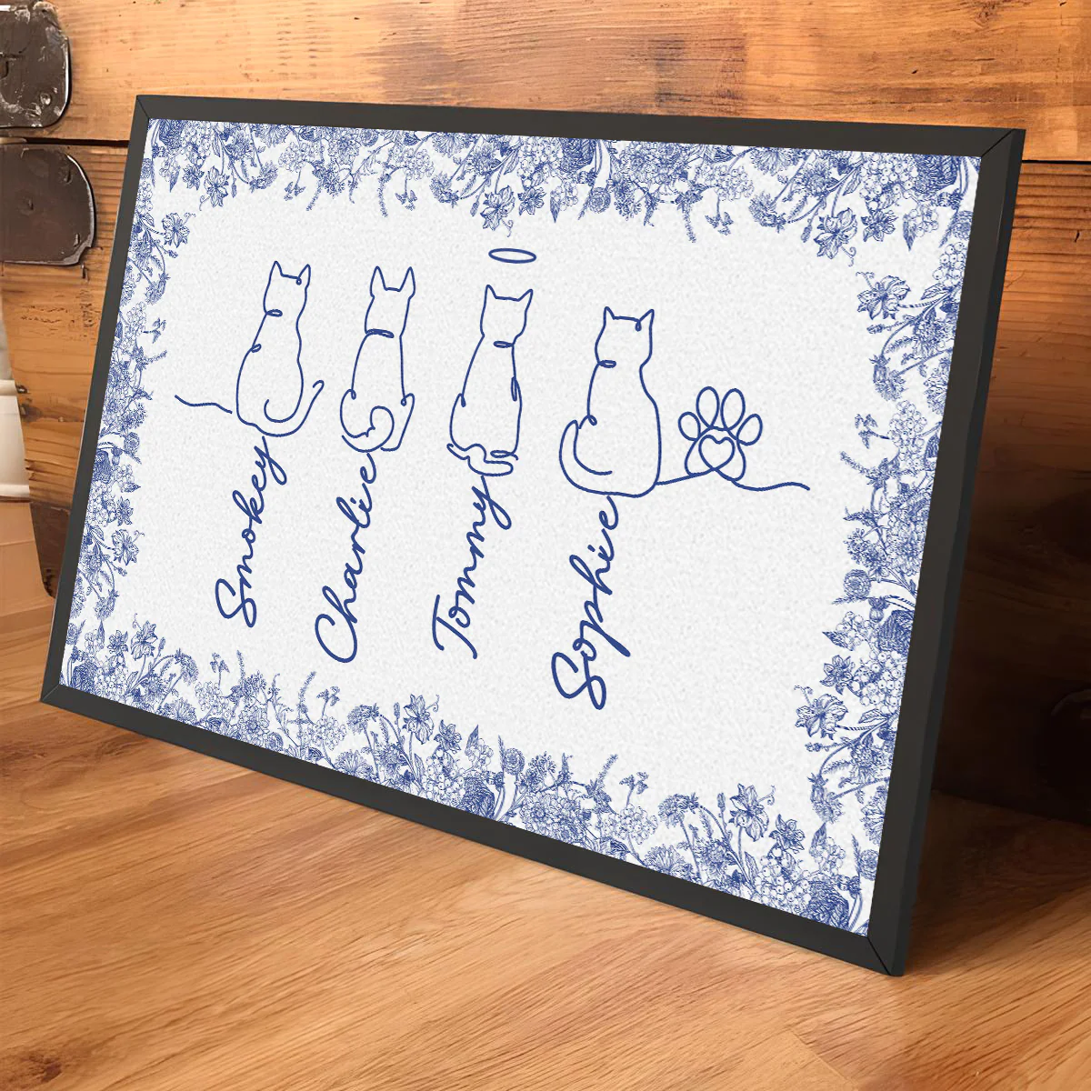 Love Pet Line Art - Personalized Custom Poster - Image 3