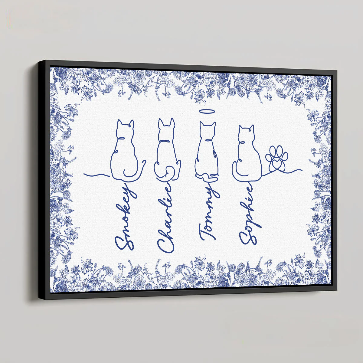 Love Pet Line Art - Personalized Custom Poster - Image 4