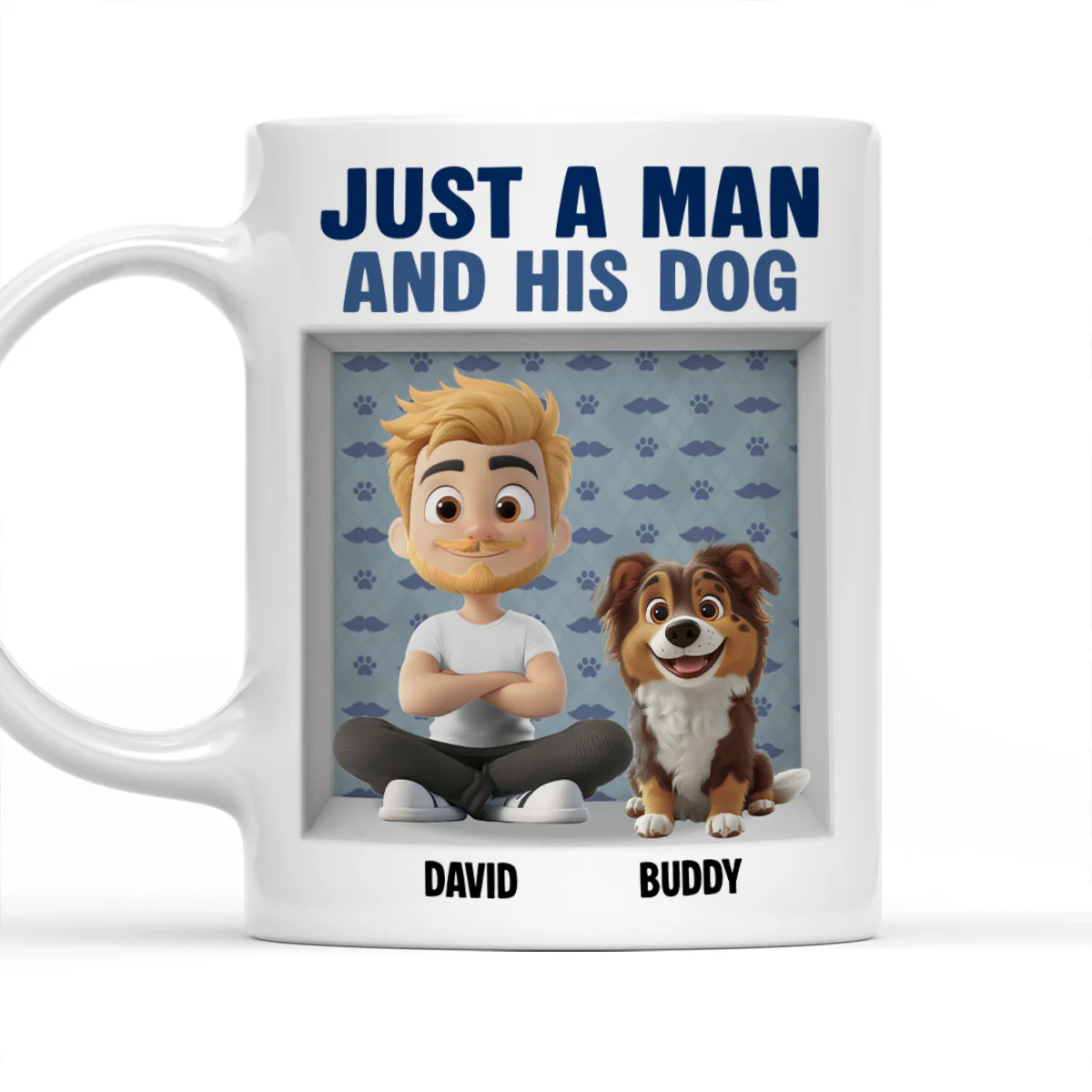 Love You Day And Night - Personalized Custom 3D Effect Mug