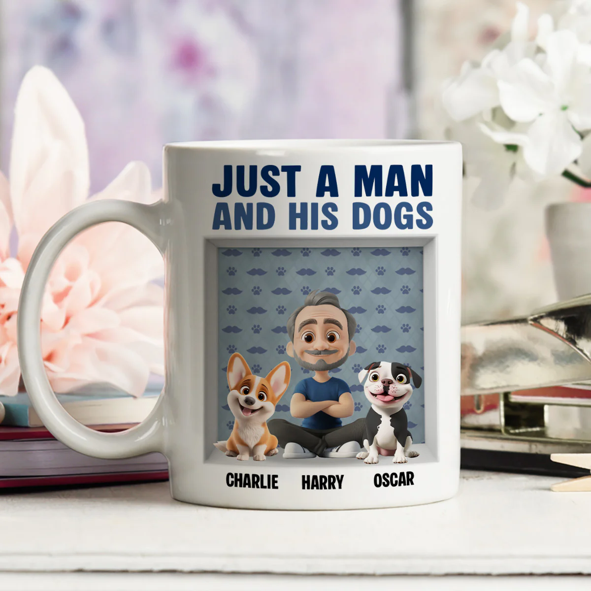 Love You Day And Night - Personalized Custom 3D Effect Mug - Image 4