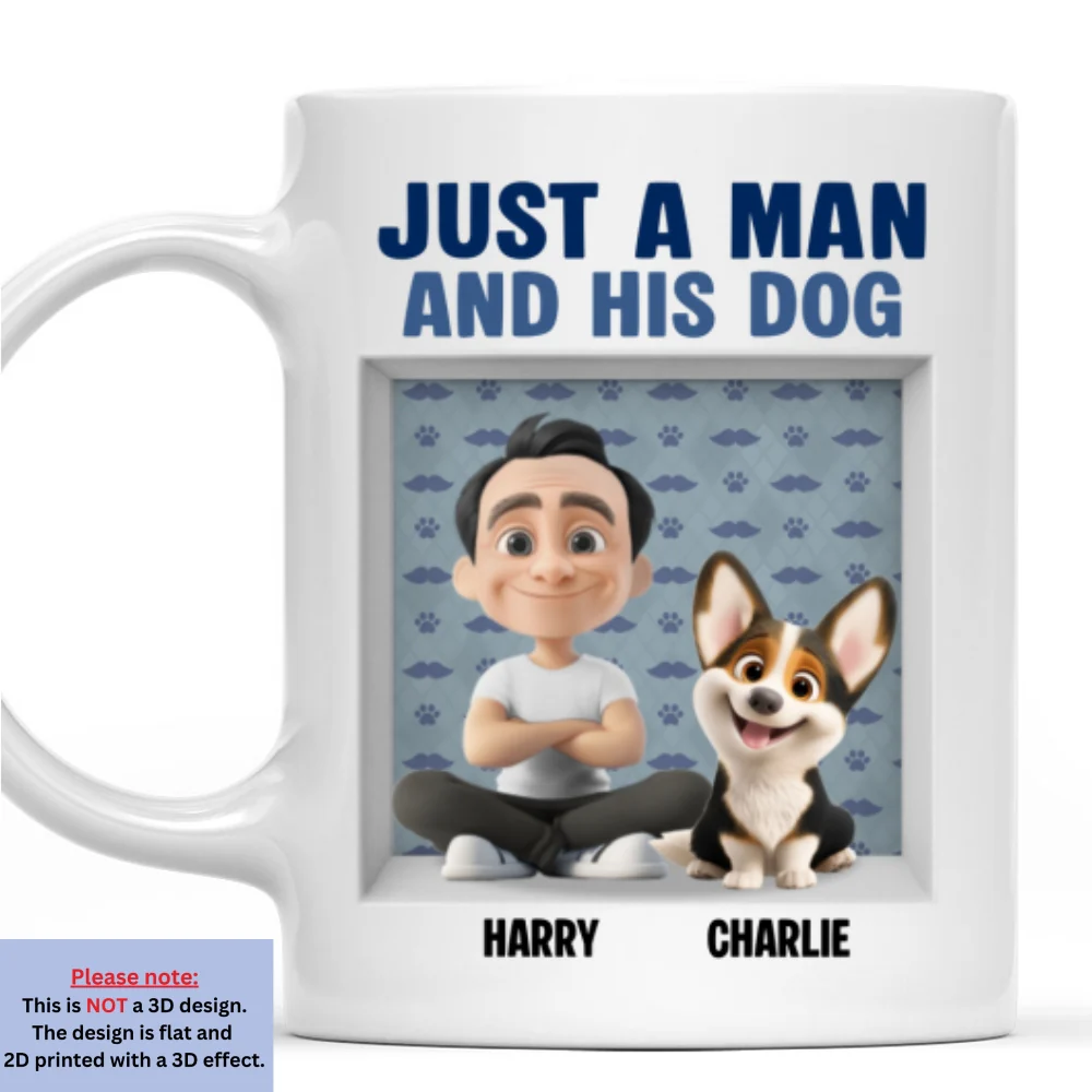 Love You Day And Night - Personalized Custom 3D Effect Mug - Image 8