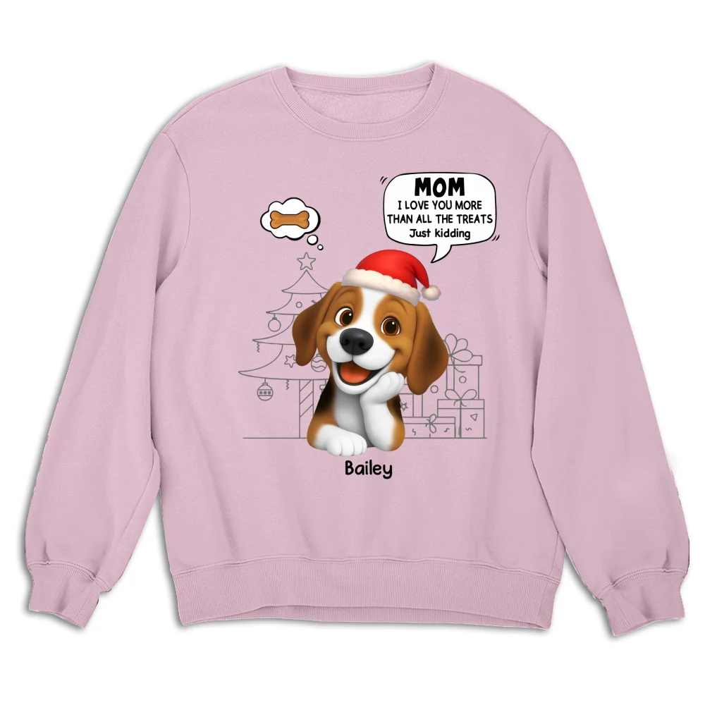 Love You More Than Treats - Personalized Custom Sweatshirt - Image 4