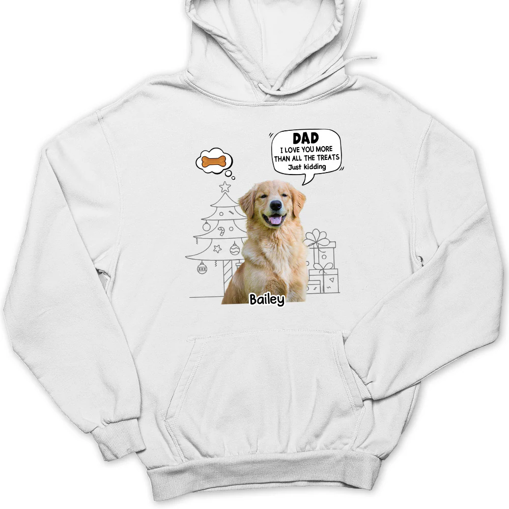 Love You More Than Treats Photo - Personalized Custom Hoodie
