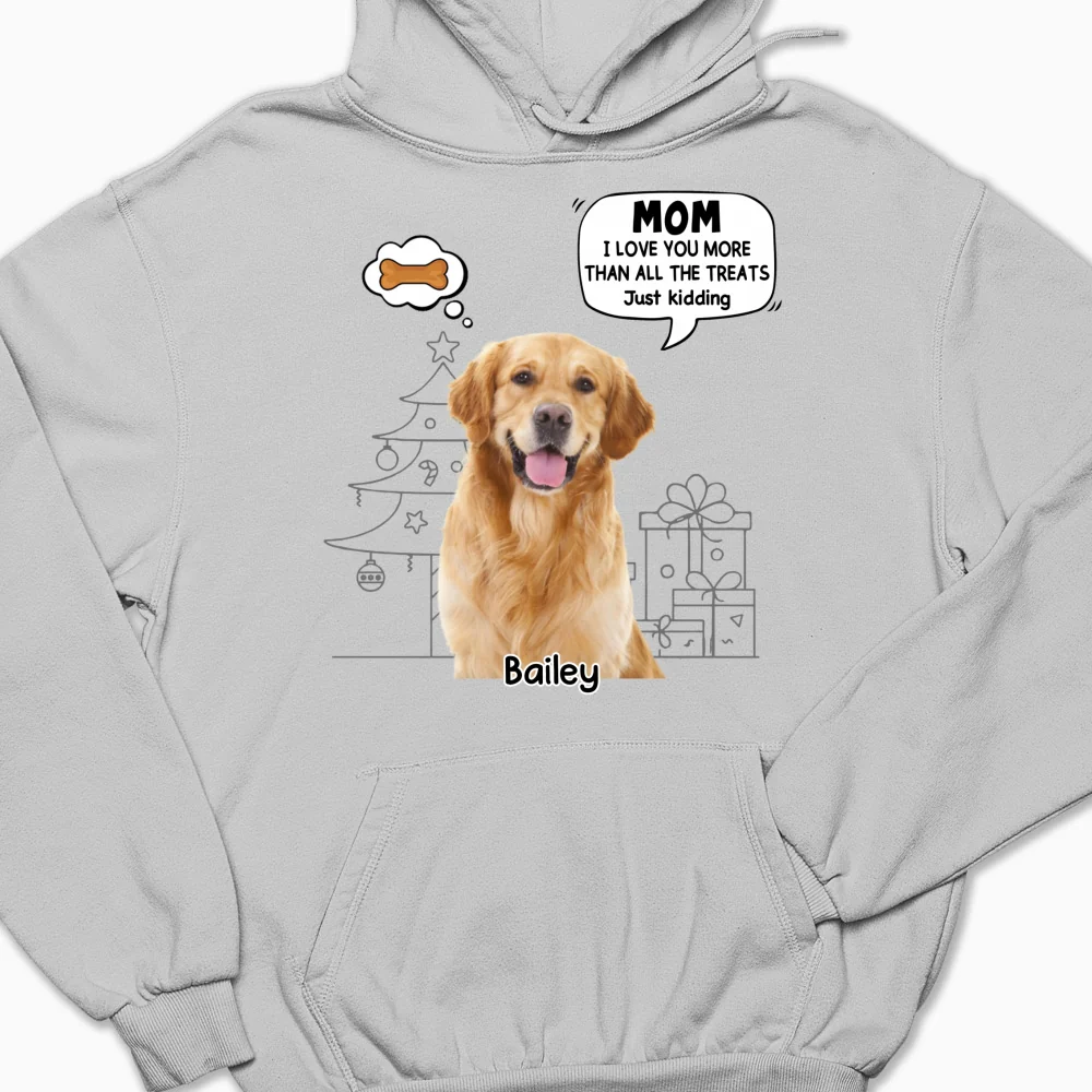 Love You More Than Treats Photo - Personalized Custom Hoodie - Image 4