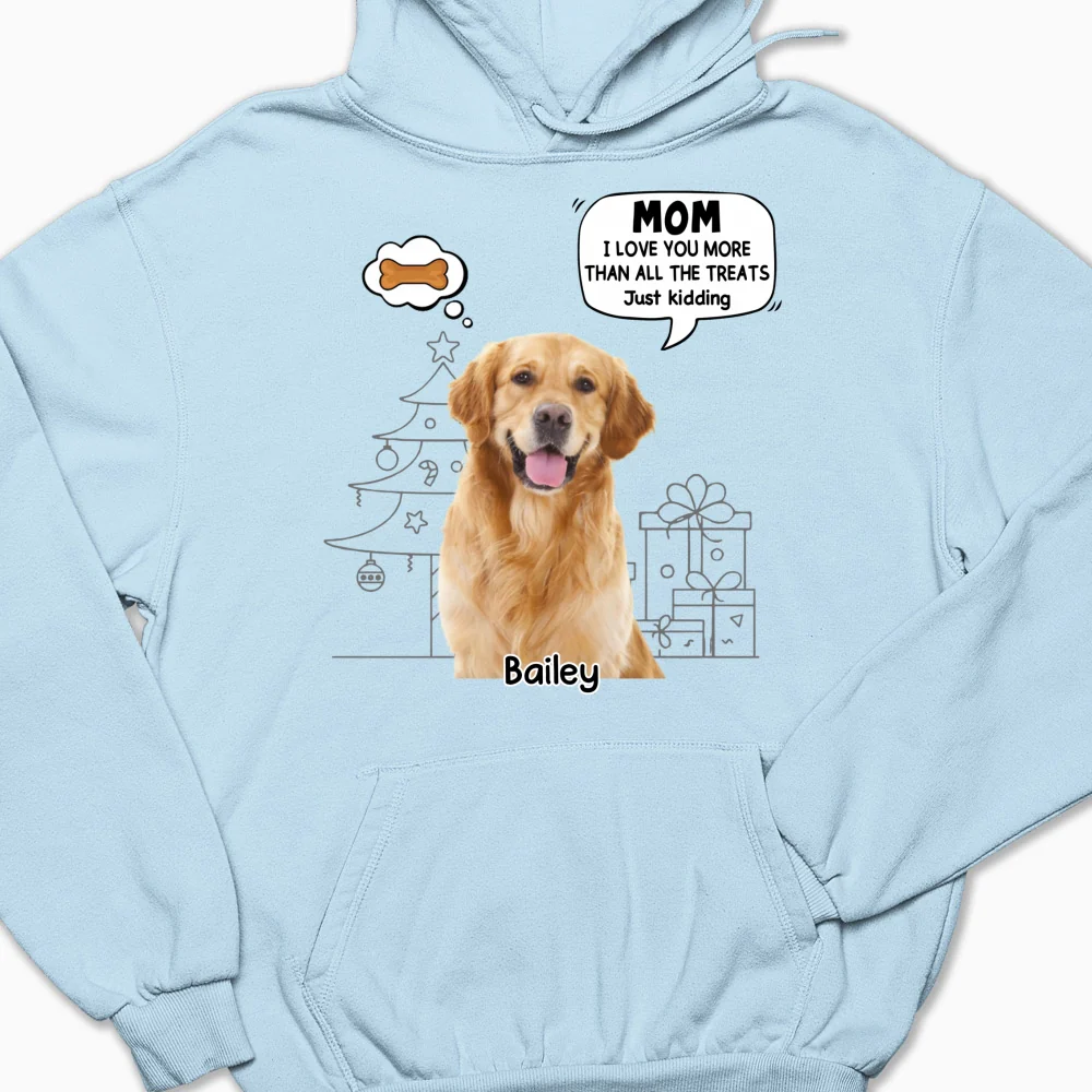Love You More Than Treats Photo - Personalized Custom Hoodie - Image 5