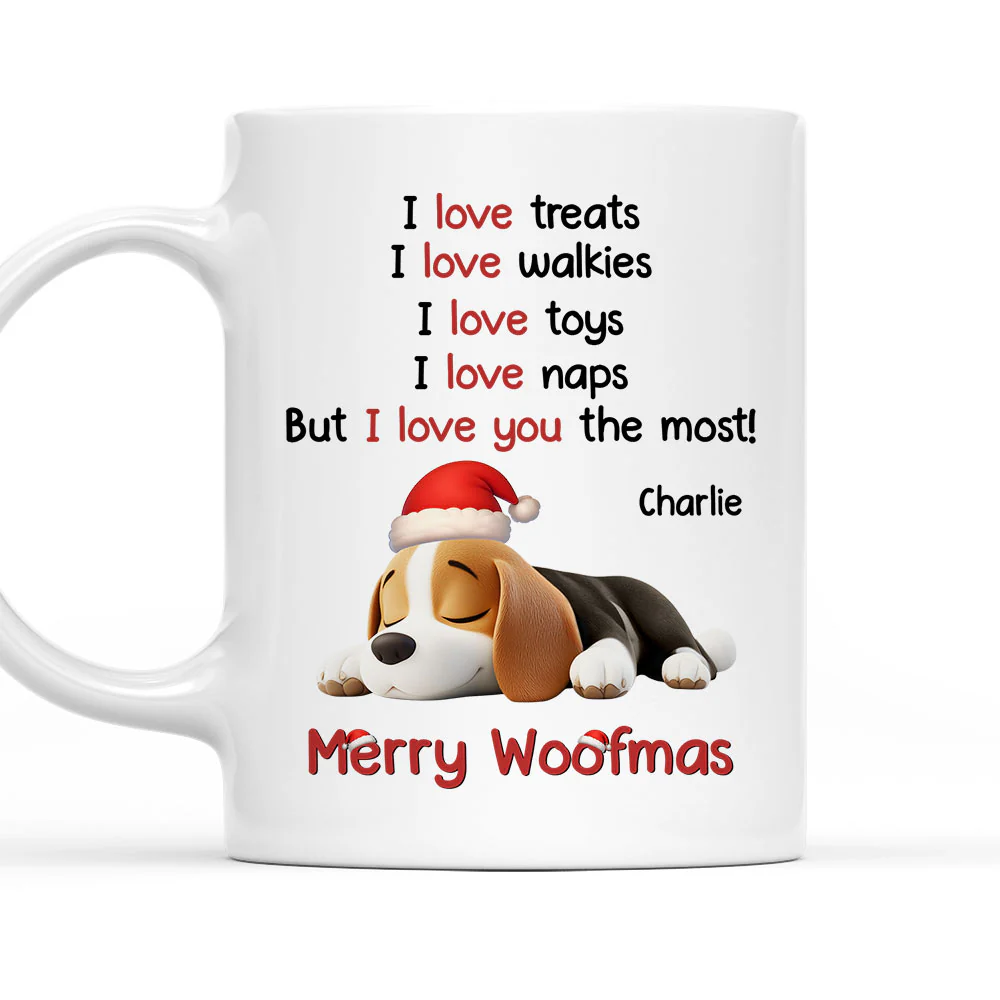 Love You The Most - Personalized Custom Coffee Mug