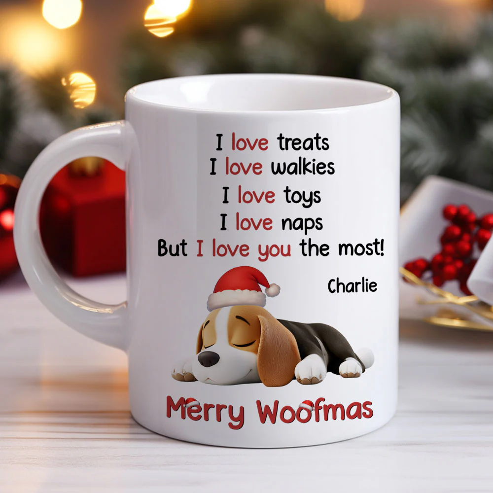 Love You The Most - Personalized Custom Coffee Mug - Image 2