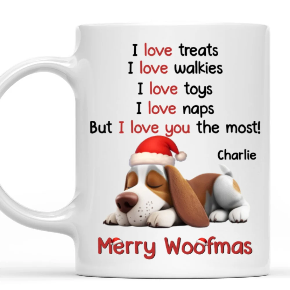 Love You The Most - Personalized Custom Coffee Mug - Image 6