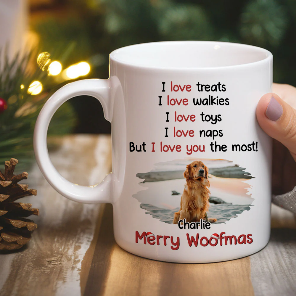 Love You The Most Photo - Personalized Custom Coffee Mug - Image 4