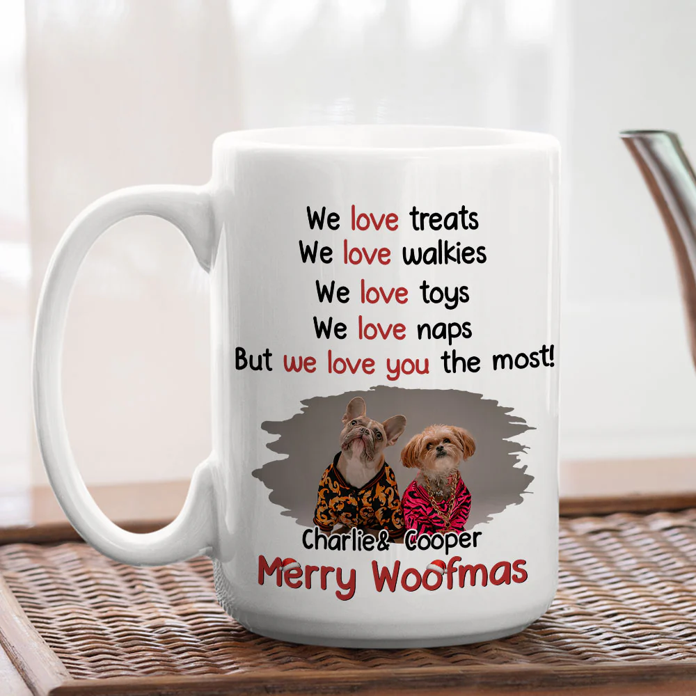 Love You The Most Photo - Personalized Custom Coffee Mug - Image 5