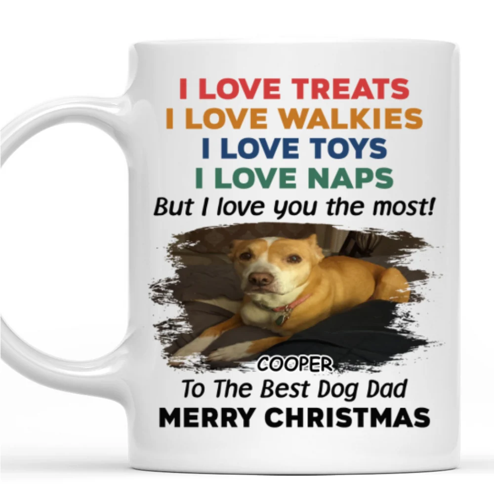 Love You The Most Snow Ver Photo - Personalized Custom Coffee Mug - Image 8