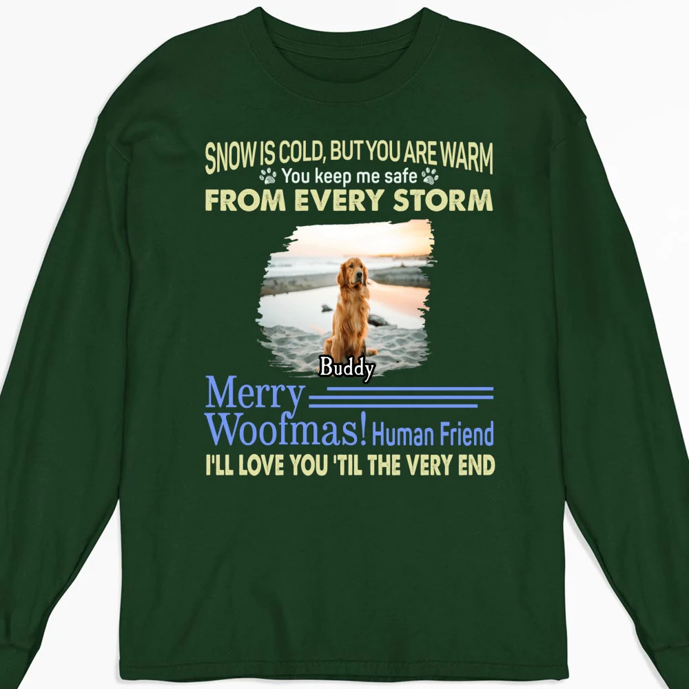 Love You Till Very End Photo - Personalized Custom Long Sleeve T-shirt - Image 5