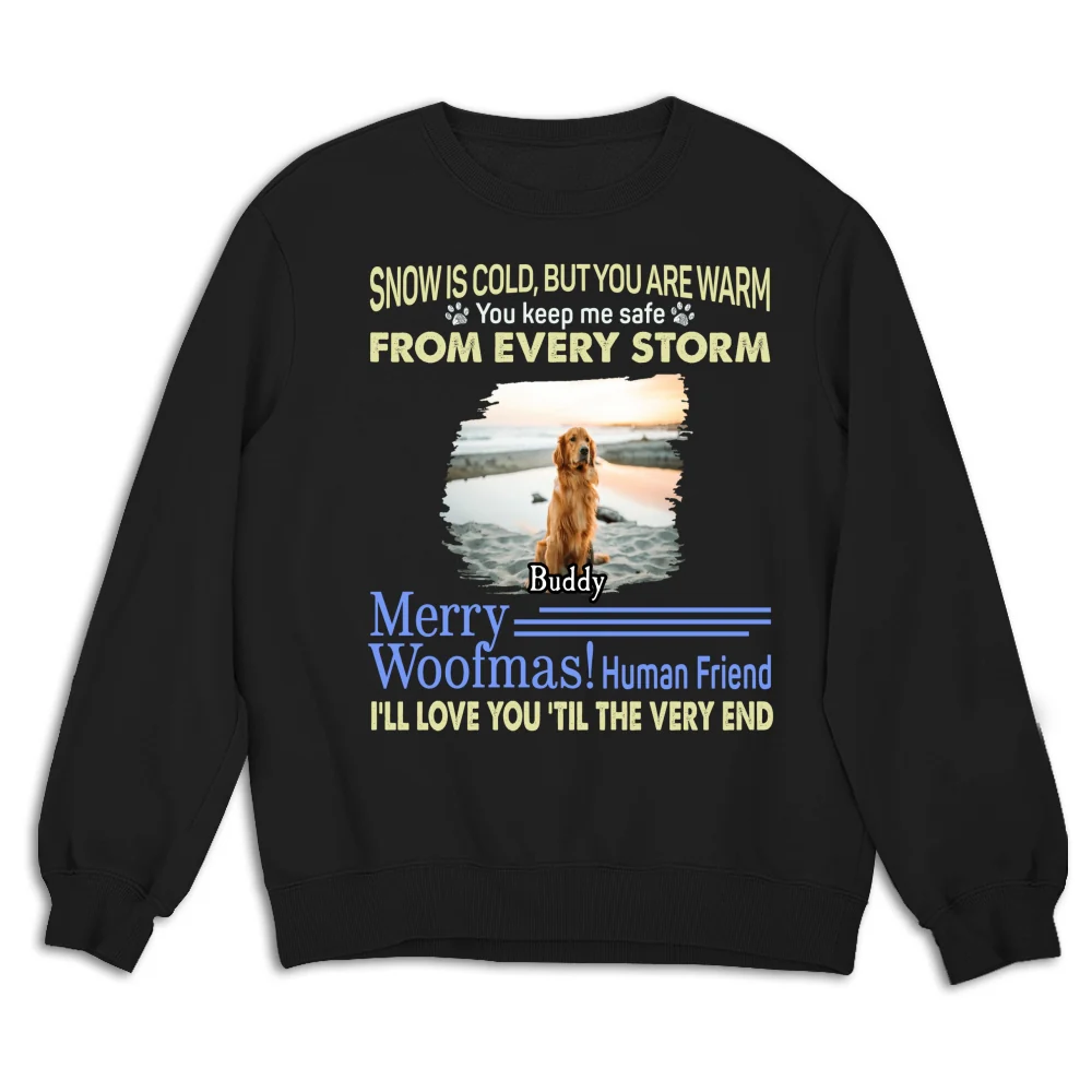 Love You Till Very End Photo - Personalized Custom Sweatshirt - Image 3
