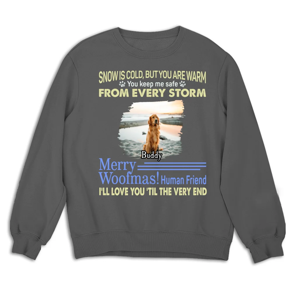 Love You Till Very End Photo - Personalized Custom Sweatshirt - Image 4