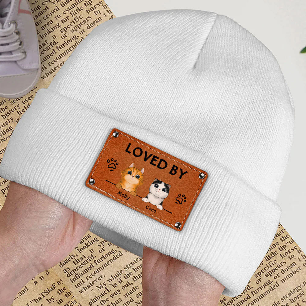 Loved By Dog - Personalized Custom Beanie - Image 2