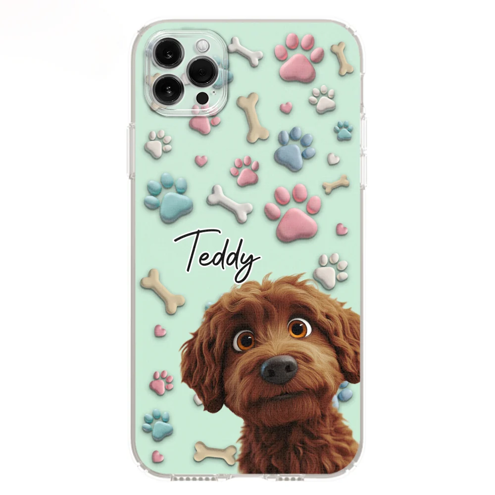 Lovely Dog Cartoon Version 2 - Personalized Custom Phone Case - Image 11
