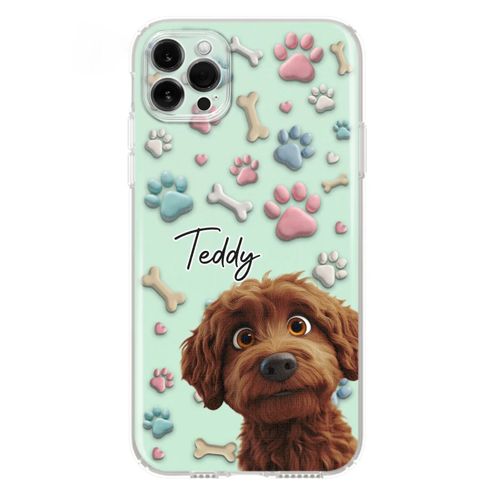 Lovely Dog Cartoon Version 2 - Personalized Custom Phone Case - Image 14