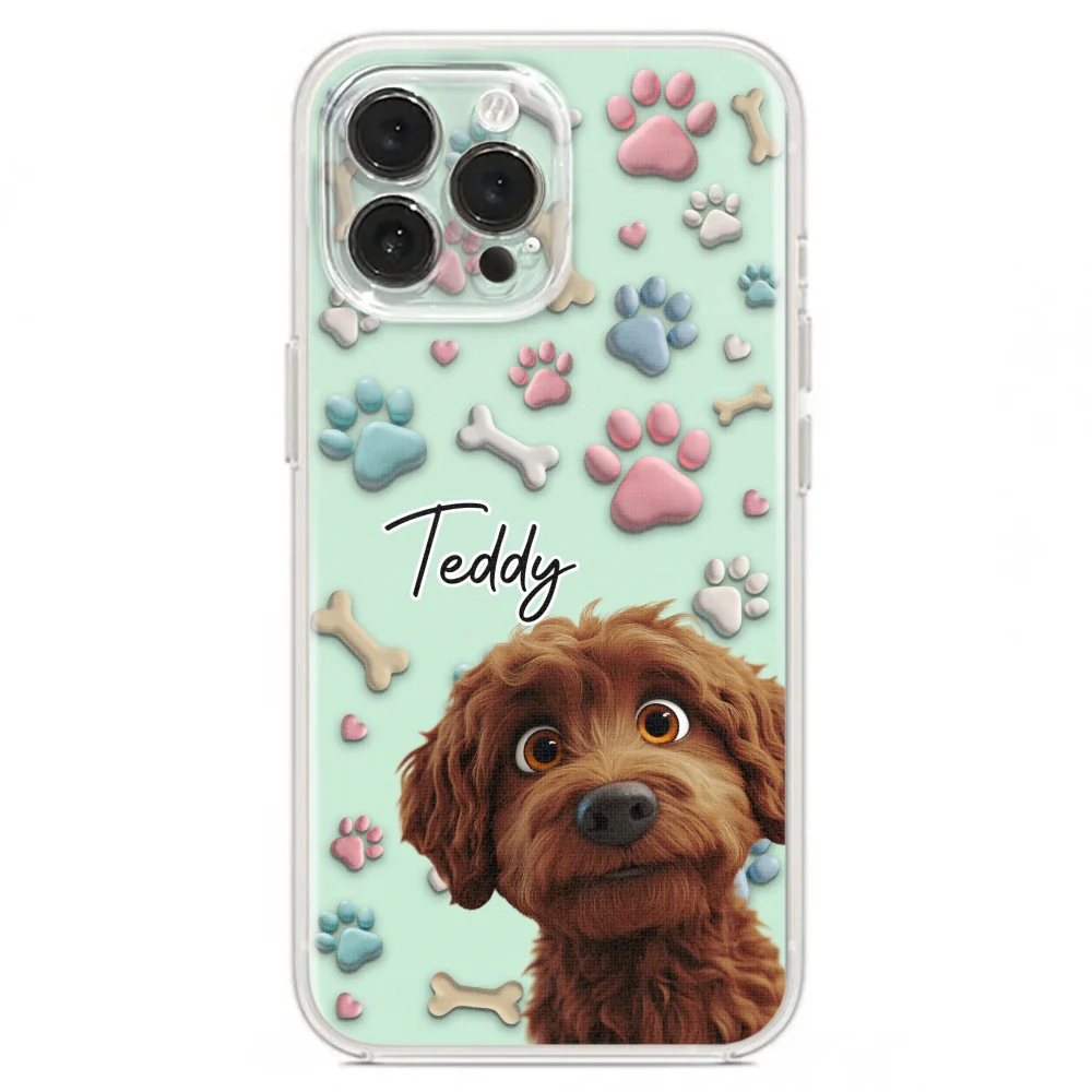 Lovely Dog Cartoon Version 2 - Personalized Custom Phone Case - Image 19